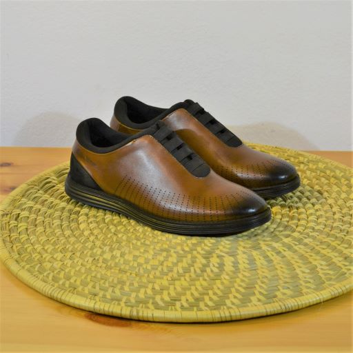 Walker Vintage Brown Leather shoes for Men