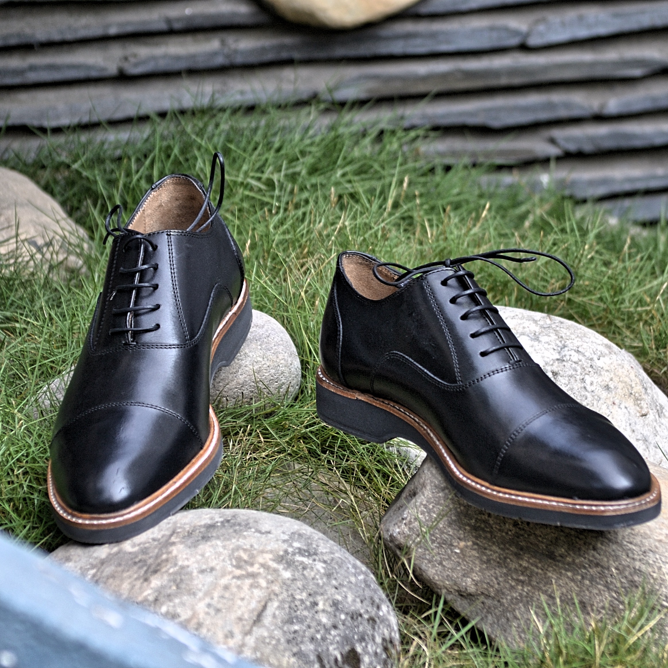Rhinoland CH Black Formal shoes for men