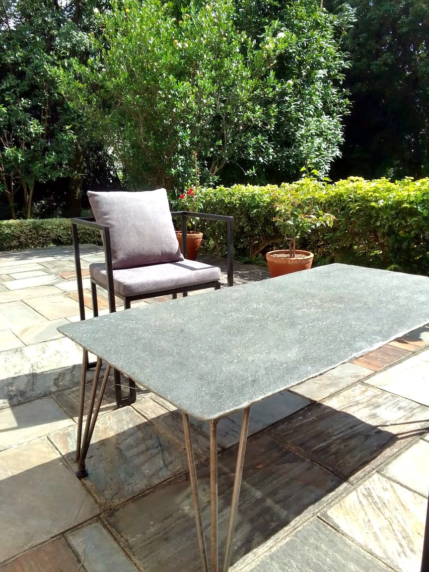 Rhinoland Black Stone Outdoor Table