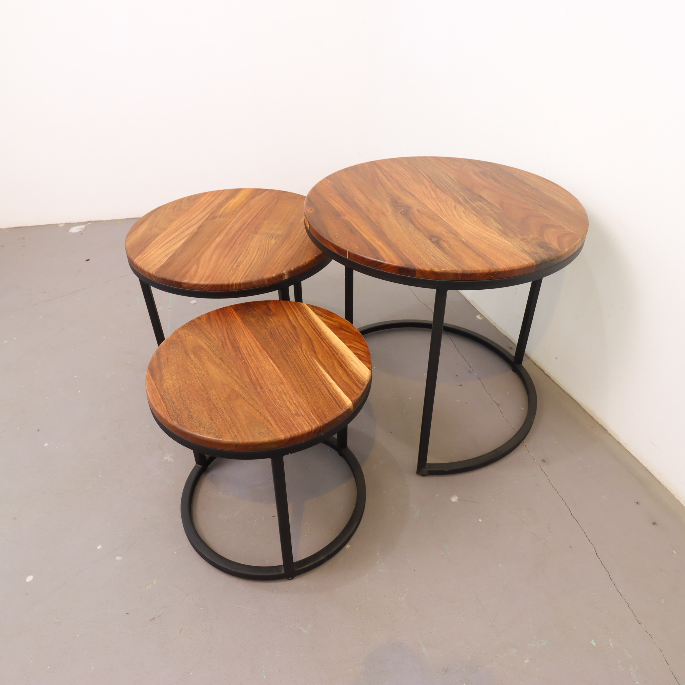 Priya Nest Of Tables Sisauwood Set Of 3