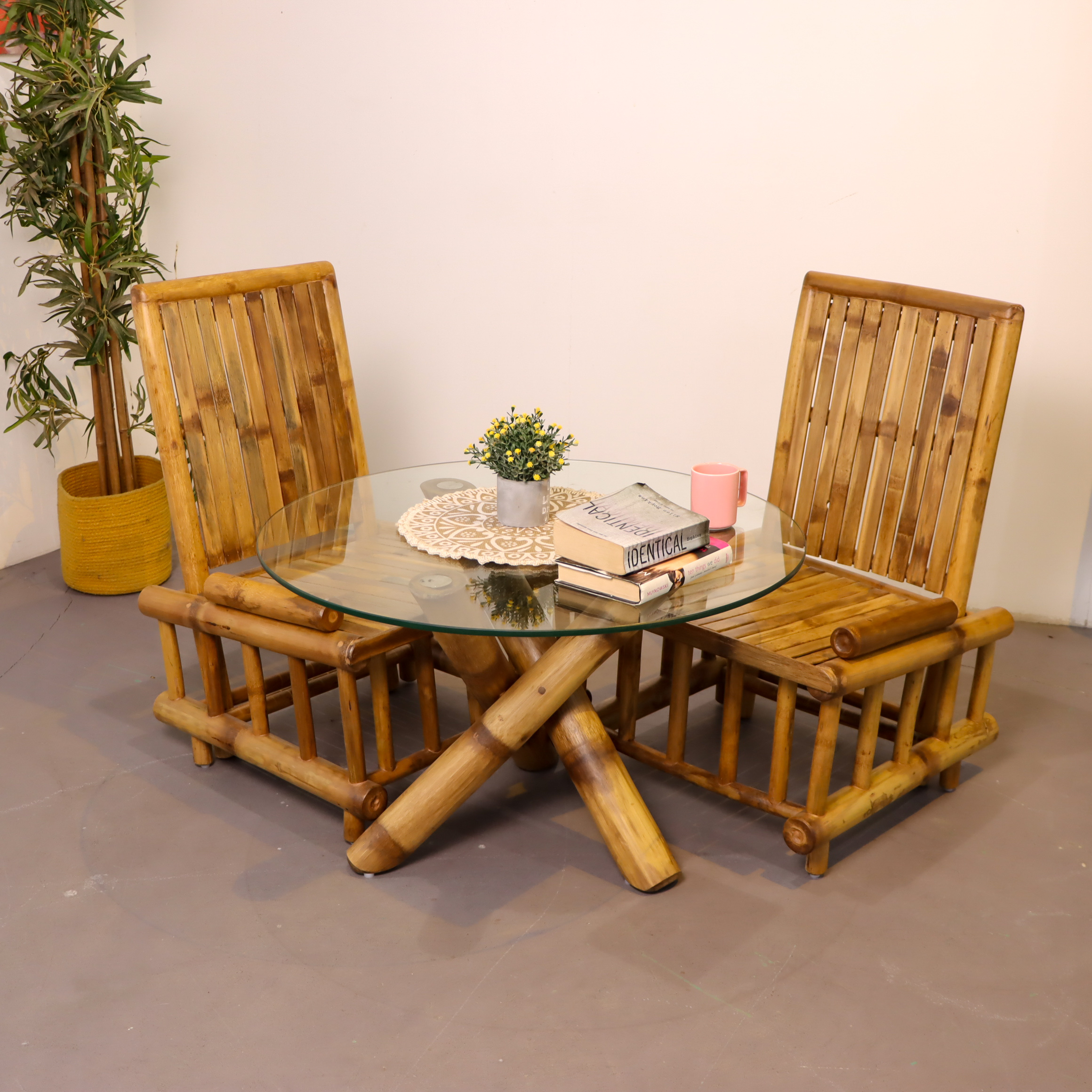 Bamboo Lounge Sofa 2P