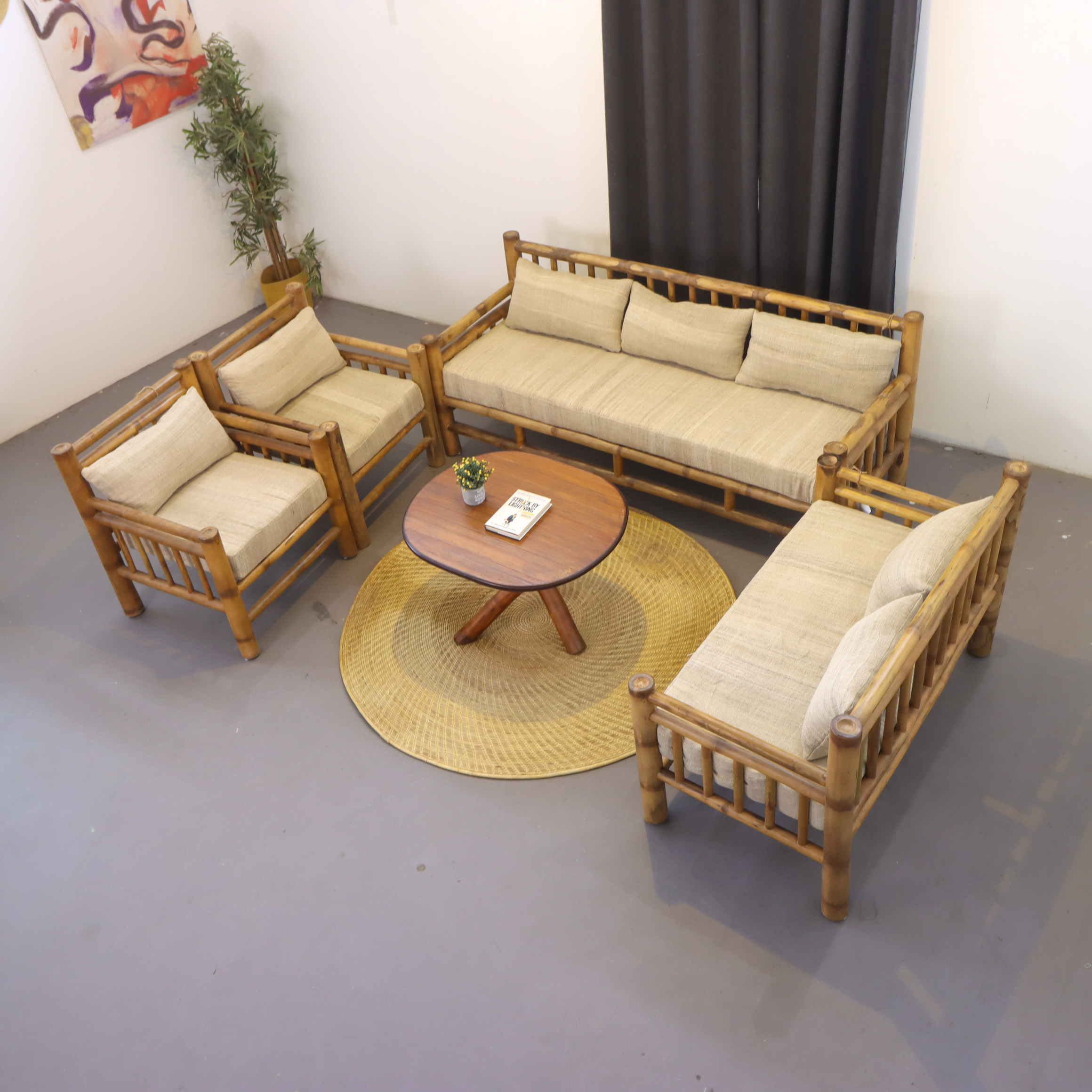 Bamboo Sofa Set