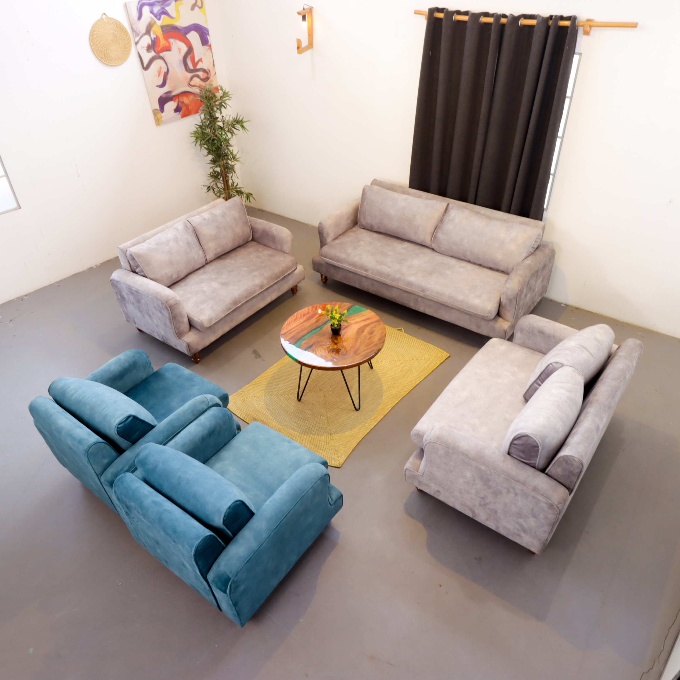 Aayush 9 Seater Sofa Set