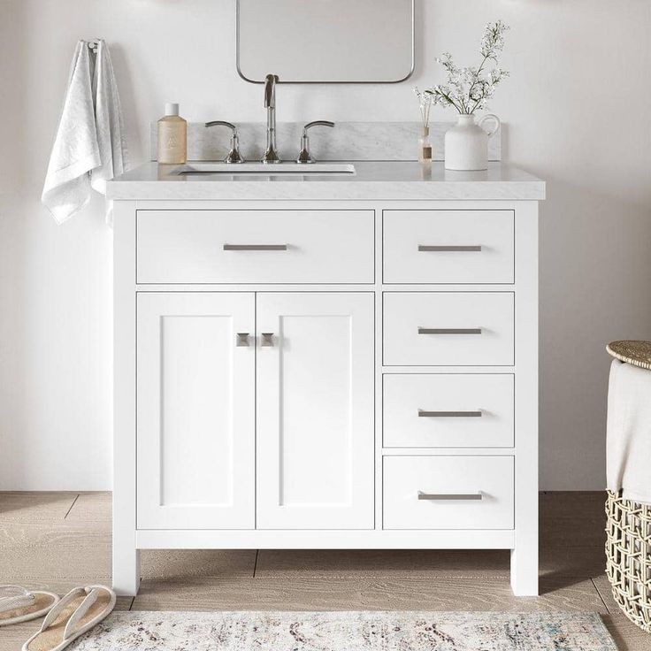 Everest White Vanity